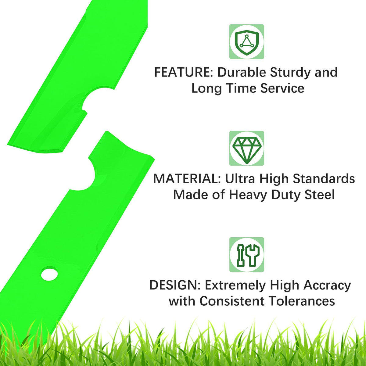 Durable blade material designed for longer lifespan
