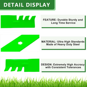 JYLEYJ GY20850 blades compatible with multiple John Deere 42-inch decks