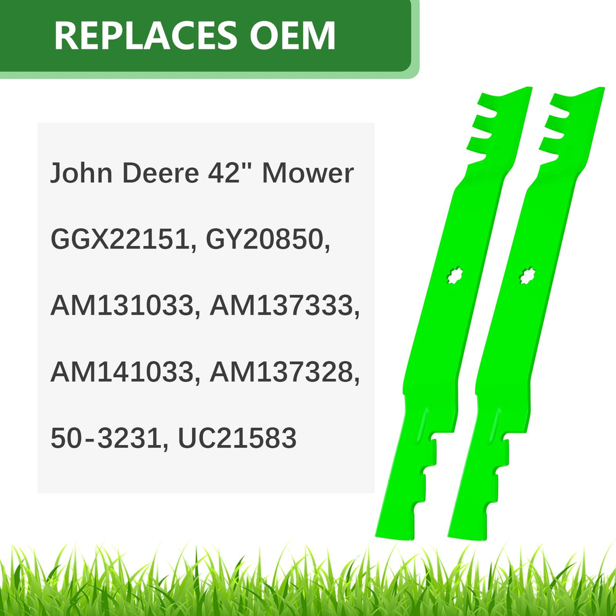 JYLEYJ GY20850 forged steel mulching blades emphasize durability and edge retention