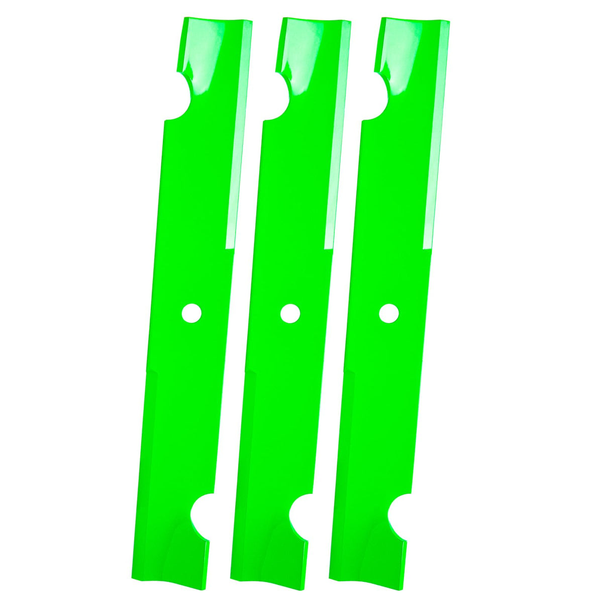 JYLEYJ high-lift blade on a 54-inch deck for cleaner cuts.