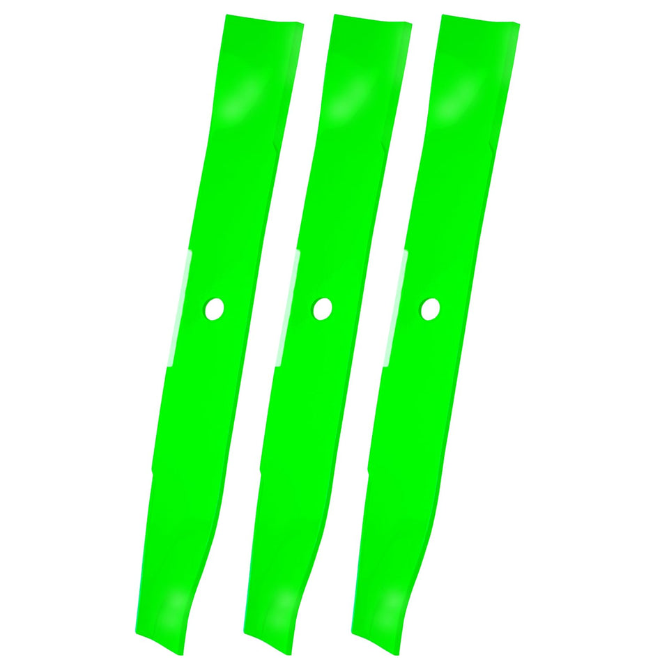 JYLEYJ high lift blades for 50-inch deck – three-pack for even, cleaner cuts