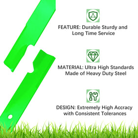 JYLEYJ blades for Exmark Quest demonstrate consistent cutting performance.