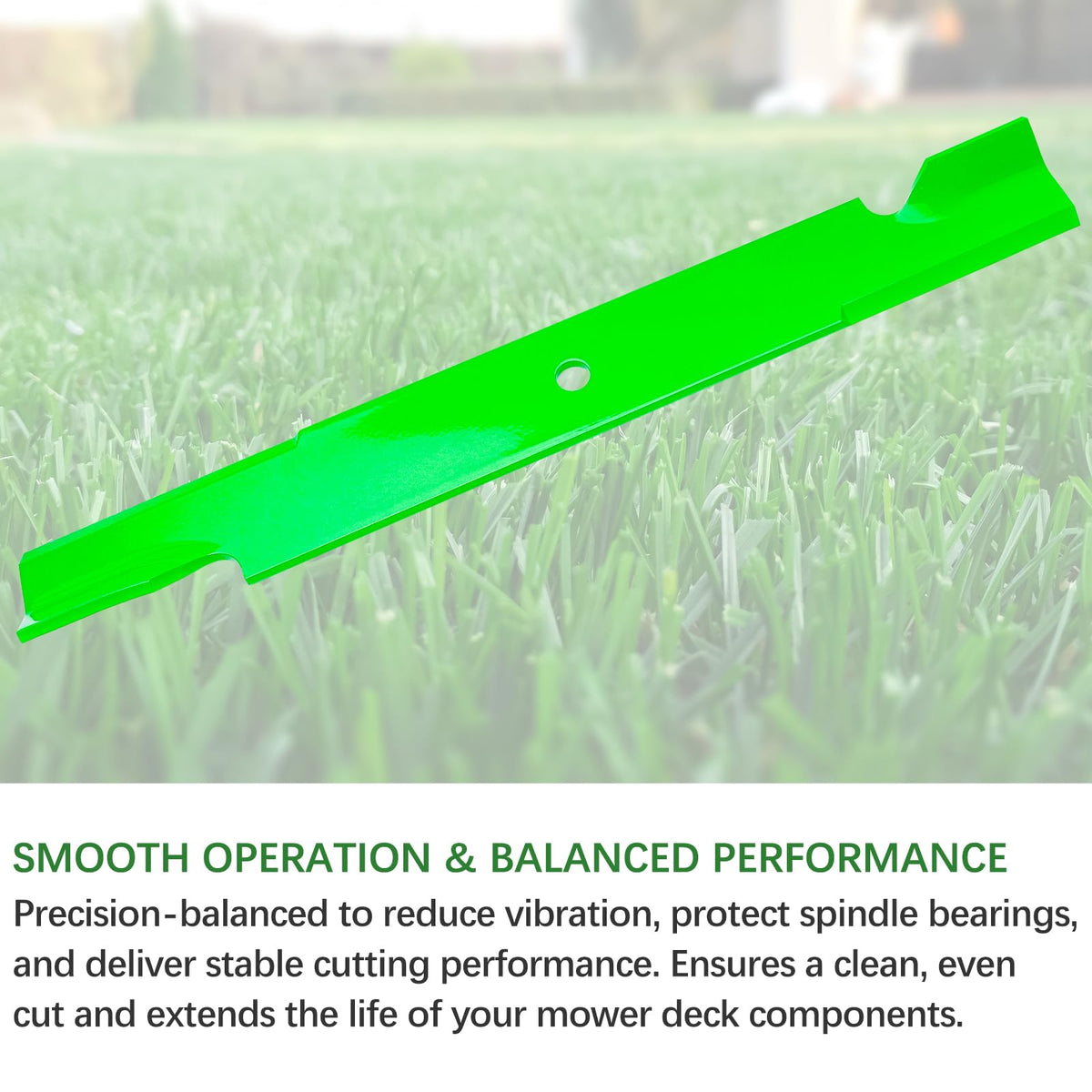 JYLEYJ three-pack blades ready for quick mower maintenance and replacement.