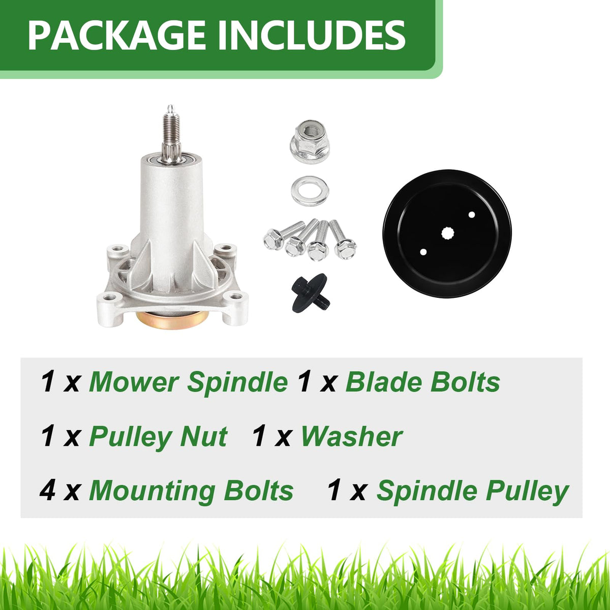 JYLEYJ ready-to-install spindle kit reduces blade wobble