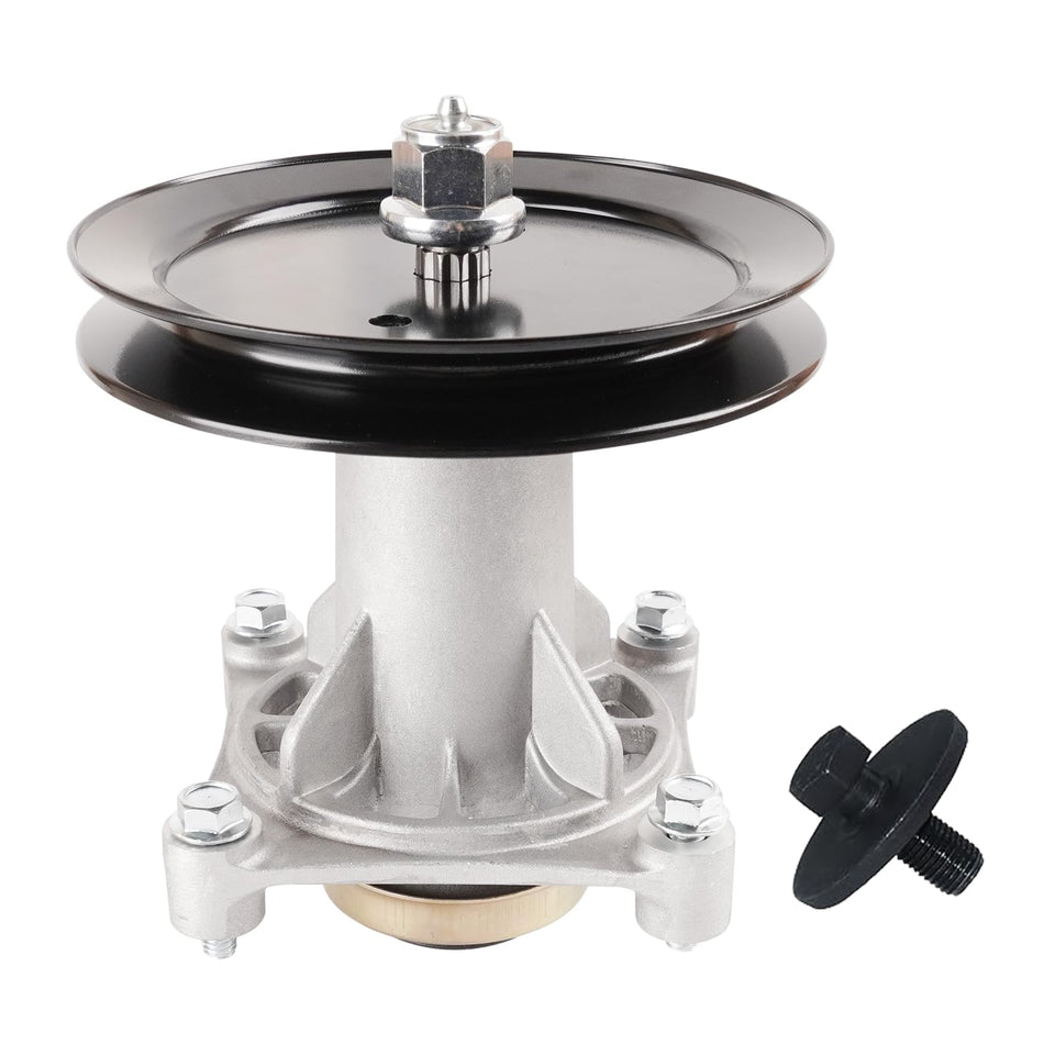 JYLEYJ spindle and pulley kit for 42-54 inch decks improves mowing consistency