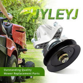 JYLEYJ 50-inch mower spindle with mounting bolts and grease zerk.