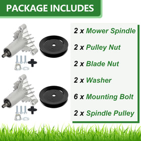 JYLEYJ spindle with pulley set supports LT1000 and LT2000 models.
