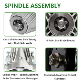 JYLEYJ ZT1-50 spindle fits 50-inch mower decks precisely.