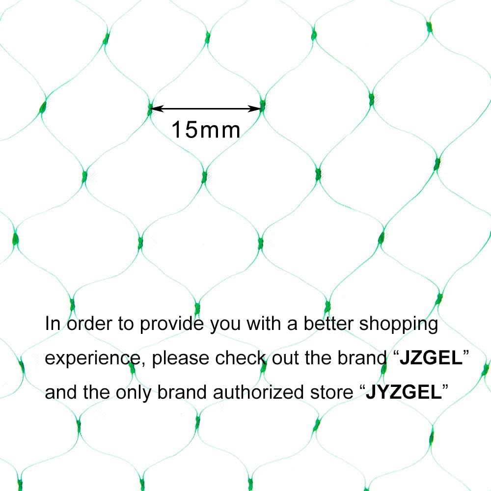 Close-up of JZGEL nylon netting showing durability against sun and weather