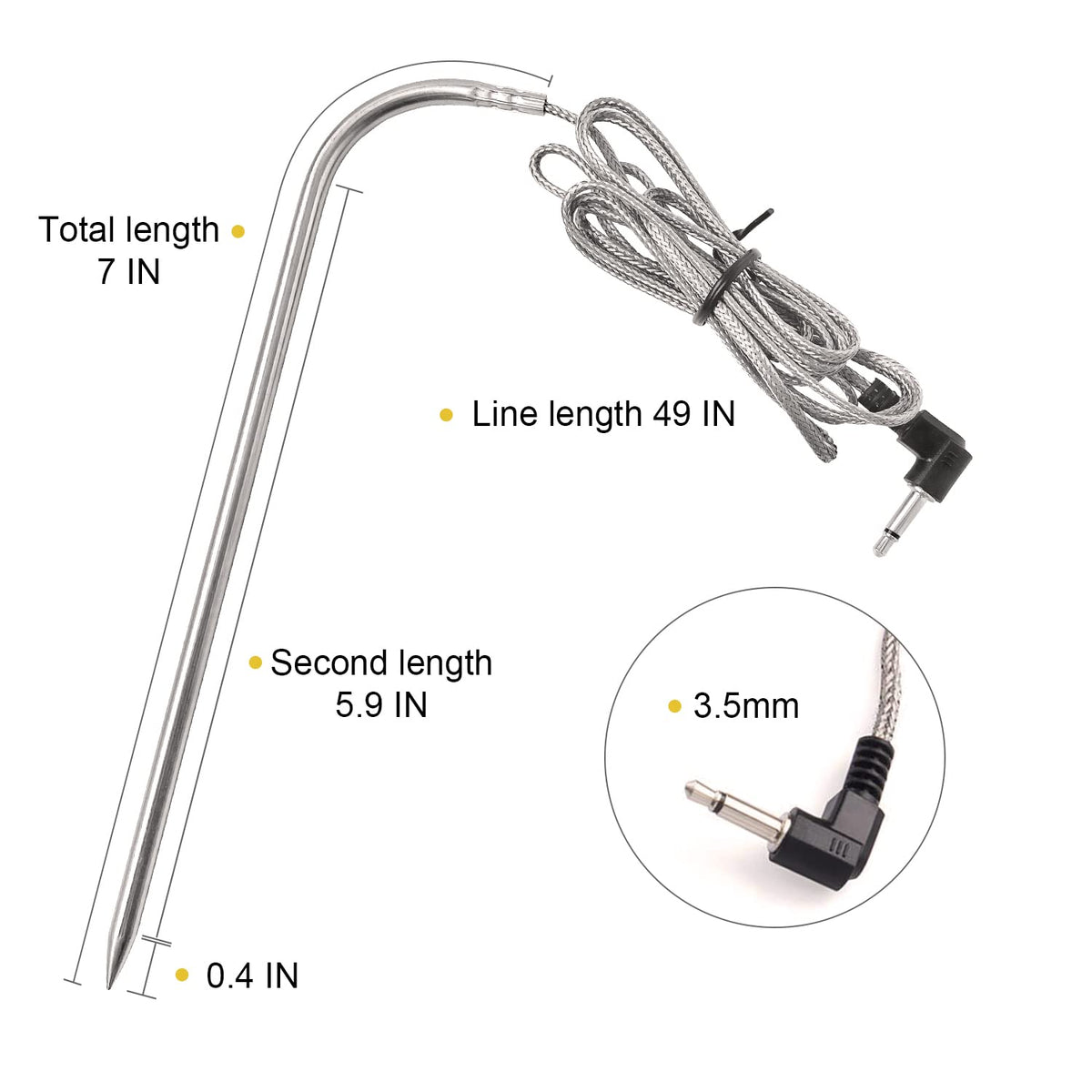 JZW-Shop Pit Boss probe pack for accurate temps during smoking.