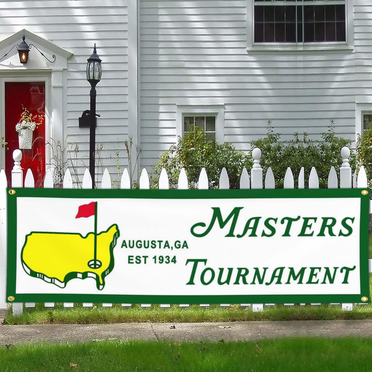 JZYIZYU golf banner brass grommets ensure easy hanging