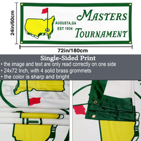JZYIZYU golf banner double-sided print ideal for displays