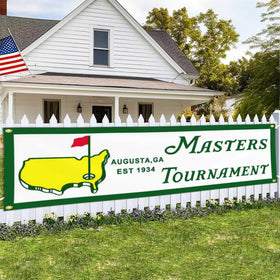 JZYIZYU golf banner side text close-up showing durable print