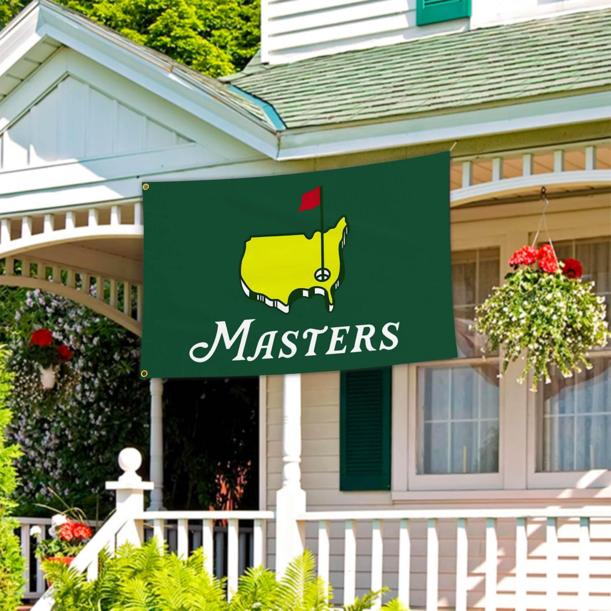 JZYIZYU golf poster flag for bedroom decor and playful ambiance.