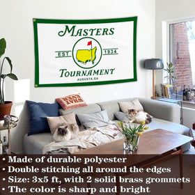 JZYIZYU golf flag enhances bedroom decor with playful flair