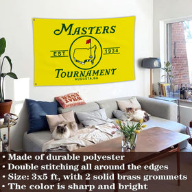 JZYIZYU Masters golf decor flag for bedroom walls, adds playful vibe.