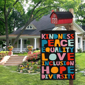 JZYIZYU outdoor garden flag adds colorful décor to yard or patio.