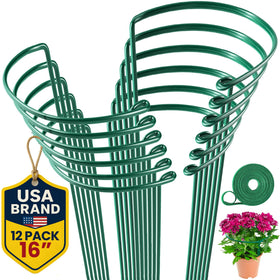 K-Brands 12-pack plant stakes provide sturdy support for indoor and outdoor plants.