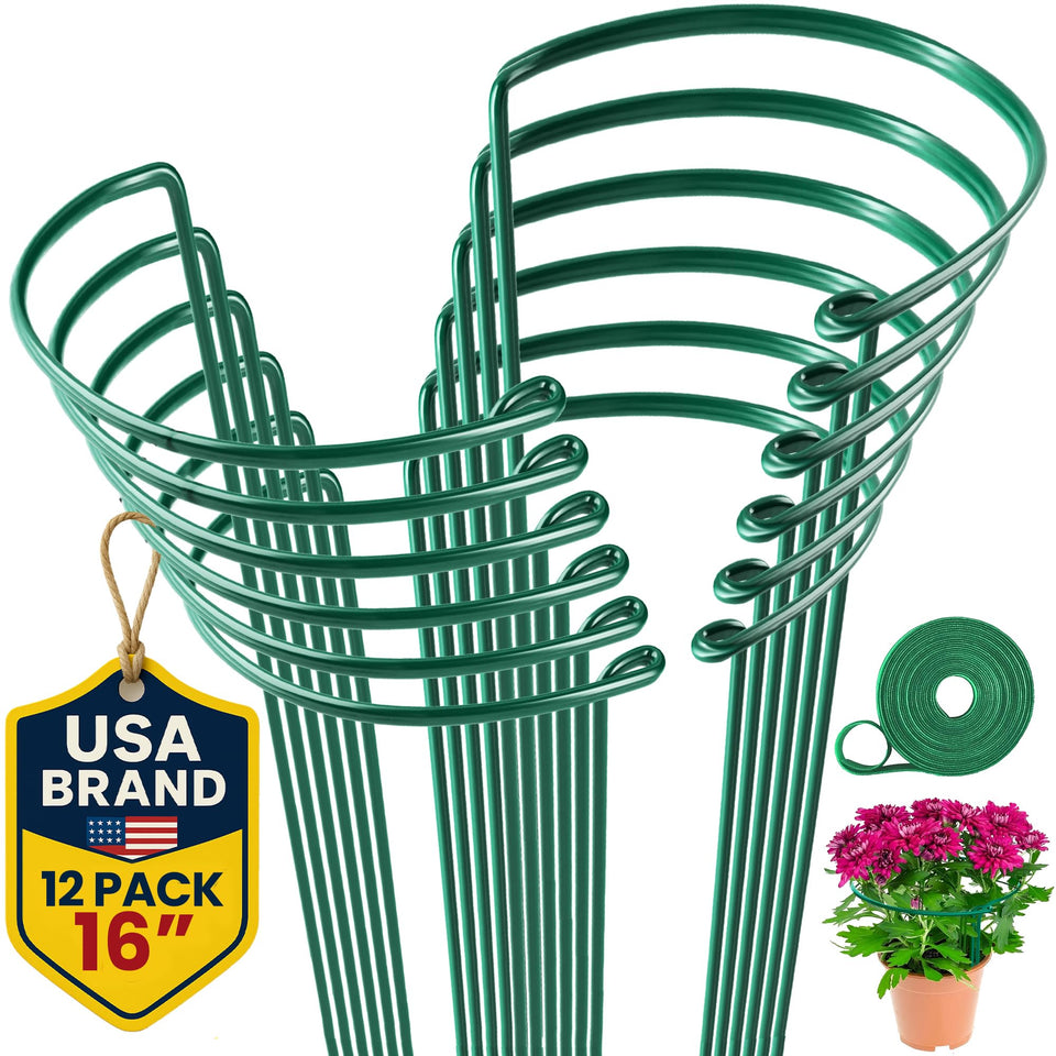 K-Brands 12-pack plant stakes provide sturdy support for indoor and outdoor plants.