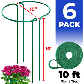 K-Brands tall plant support stake with powder-coated finish for outdoors.