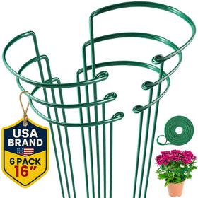 K-Brands tall plant support stake with steel core for sturdy garden holds.