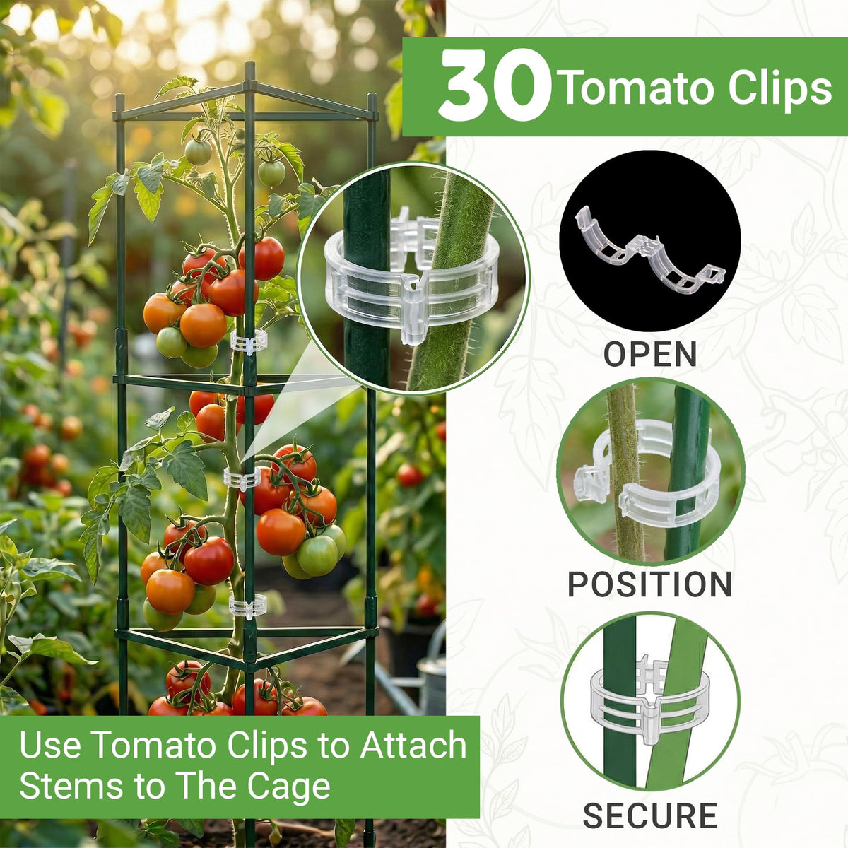 K-Brands tomato cage no-tools assembly simplifies gardening routines.