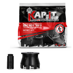 K-IT 1.5-inch pop-up riser extension assembled on irrigation system for tool-free height lift