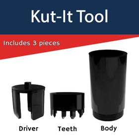K-IT KUT-IT sprinkler cap access tool enabling quick cap removal without digging