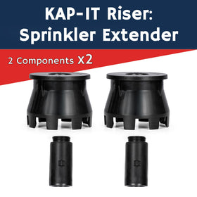 K-IT no-dig stackable irrigation height adapter enables quick height adjustments.