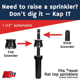 K-IT tool-free lift solution for lawn systems with easy installation.