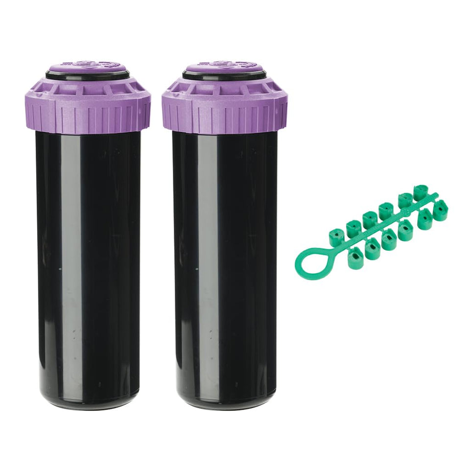 K-Rain ProPlus RCW gear-drive rotor with 4-1/2-inch pop-up for efficient yard coverage.