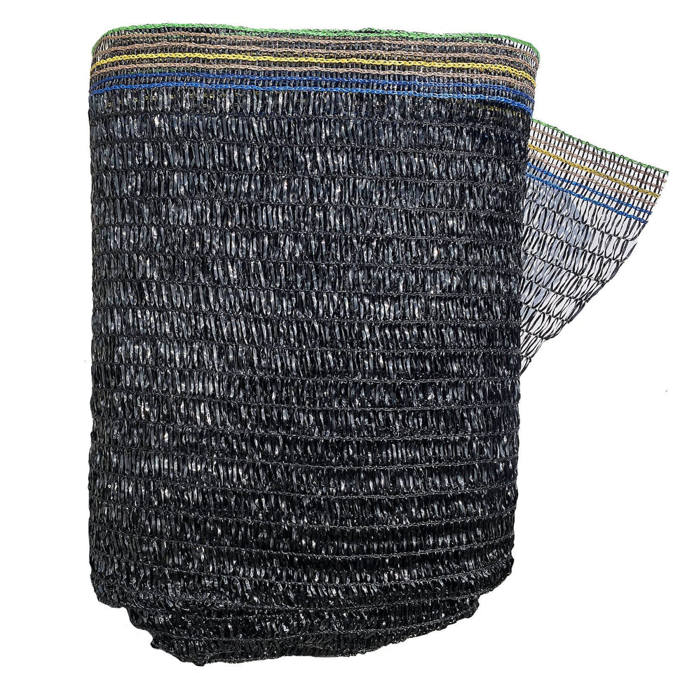 KAAOGITY shade cloth cover over garden bed provides cooler temps.