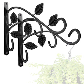 KABB two-pack metal hanging hooks for plant brackets with 60 lb capacity