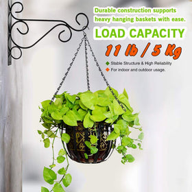 KABB rust-resistant steel hanging bracket with weather-ready durability