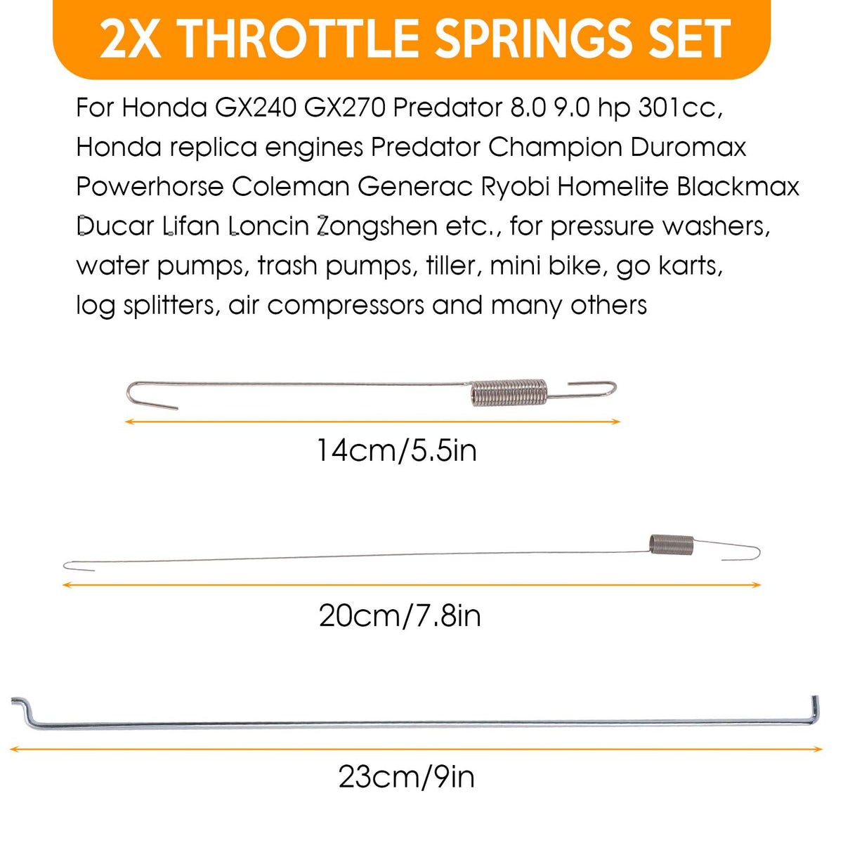 Kaberalty anti-surge springs protect performance under load.