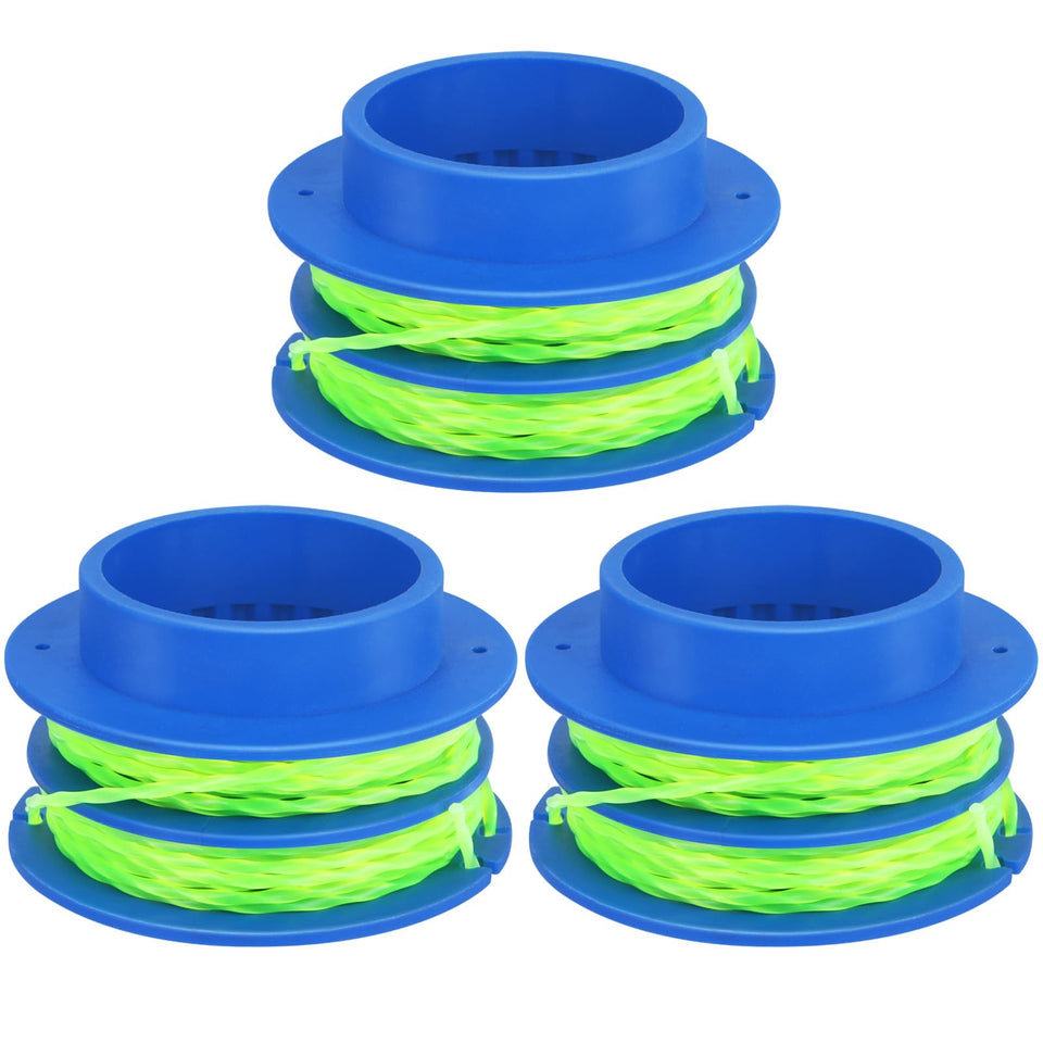 Kaberalty KLS124-03 pre-wound dual-line spool for fast replacement on Kobalt tools.
