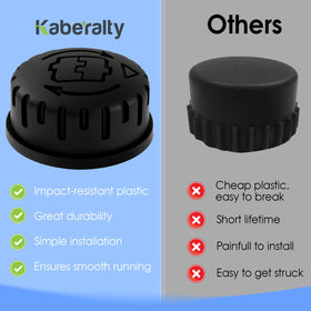 Easy tool-free install of the Kaberalty knob on KST140XB for quick maintenance
