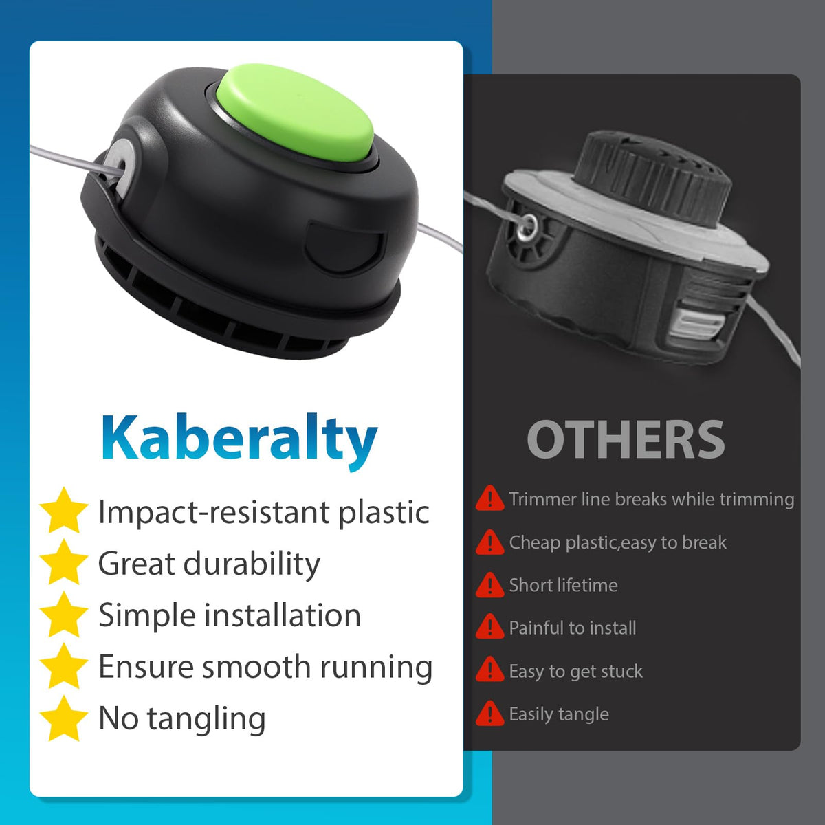 Kaberalty SB00L00 STG401 tool-free installation in action.