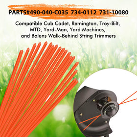 Kaberalty trimmer line compatible with Craftsman for smooth operation.