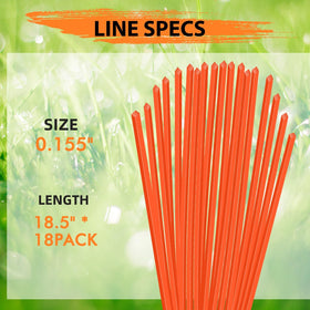 Kaberalty trimmer line compatible with Cub Cadet mowers for easy edging.