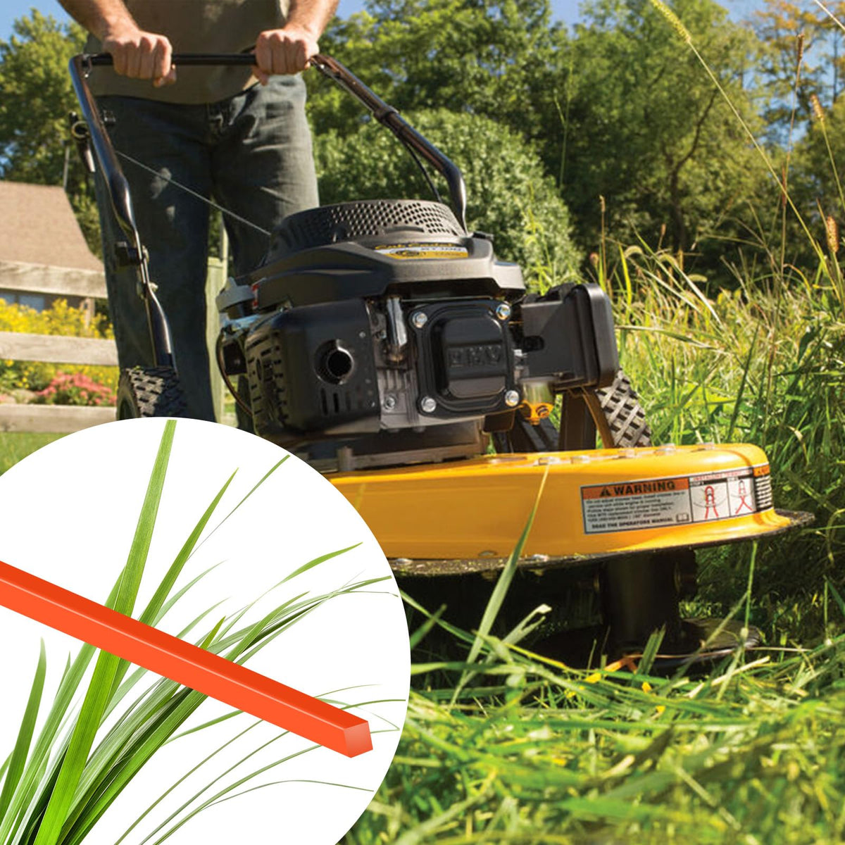 Kaberalty trimmer line compatible with Remington Walk-Behind units for durability.