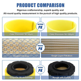 Kabing air filter Husqvarna 591334 compatibility reduces dust intake and wear.