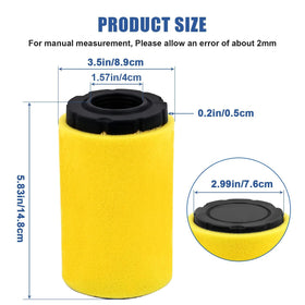 Kabing air filter LA125 E110 compatibility improves airflow and performance.