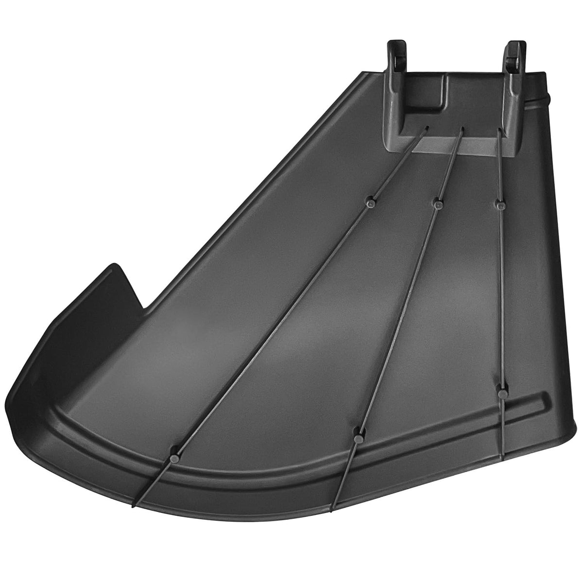 Kacarber 606930 discharge deflector chute for Hustler Raptor 60 smooths clipping management.
