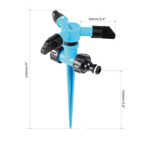 Kadaon garden sprinkler adjustable-direction design allows targeted irrigation.