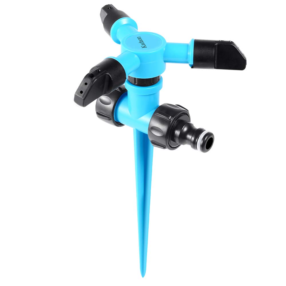 Kadaon garden sprinkler wide coverage to water large lawns efficiently.