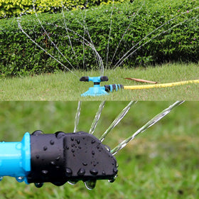 Kadaon lawn sprinkler with kids enjoying outdoor play nearby.