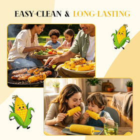 Kadden easy-clean design wipes clean quickly after meals.