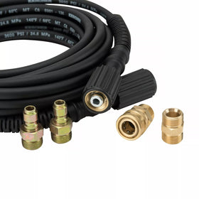 Durable thermoplastic Kaercher hose resists kinks during use