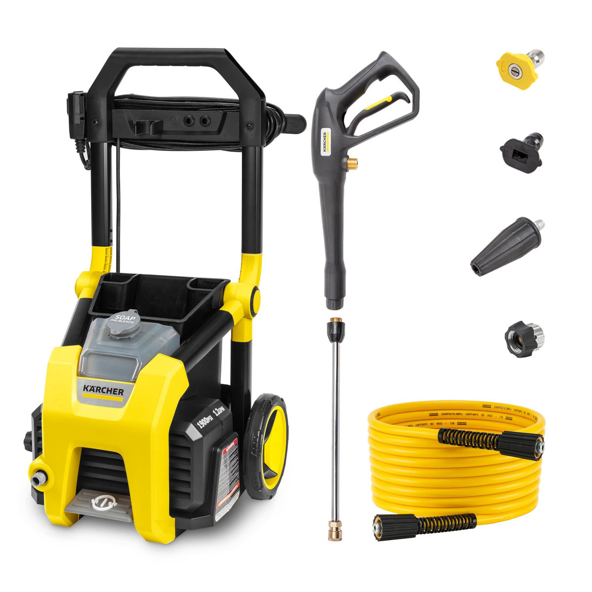 Kärcher K1900PS front view, portable power for home cleaning tasks